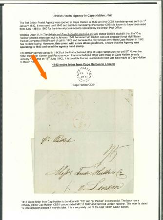 Stamp of Great Britain » British Post Offices Abroad Haiti group of entires and covers carried through British Offices