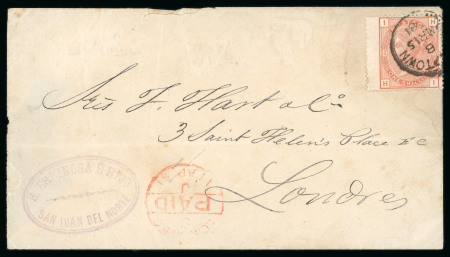 Stamp of Great Britain » British Post Offices Abroad British Offices Nicaragua group