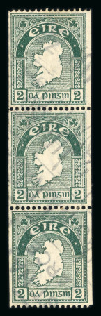 Stamp of Ireland » Definitives 1922 SE 2d blue-green, experimental coil, perf. 15