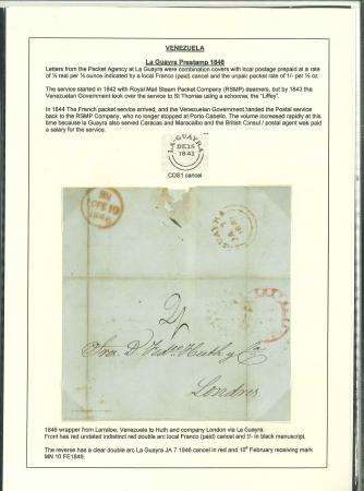 Stamp of Great Britain » British Post Offices Abroad Venezuela British PO cover accumulation