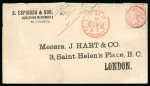 Stamp of Great Britain » British Post Offices Abroad Post Offices Abroad, Mailboats and overseas usages