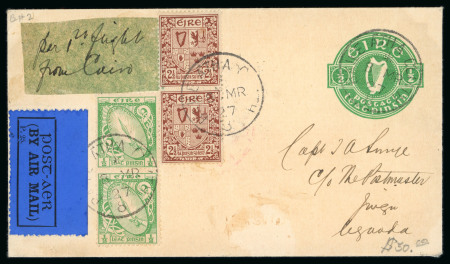 Stamp of Ireland » Airmails 1929-1991 Plate Flaw Collection: Attractive specialised