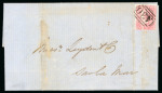 Stamp of Jamaica 1859-60, collection of British Offices in Jamaica with covers and loose stamps