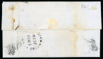 Stamp of Jamaica 1859-60, collection of British Offices in Jamaica with covers and loose stamps