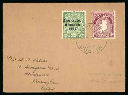Stamp of Ireland » Postal Stationery 1924-1986 Registered Envelpes: Attractive specialised