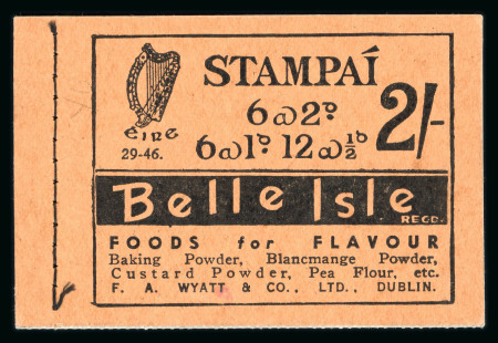 Stamp of Ireland » Booklets 1946-47 2s booklet, Harp and Éire, edition number 29-46,
