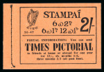 Stamp of Ireland » Booklets 1946-47 2s booklet, Harp and Éire, edition number 30-47,