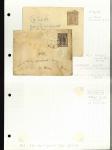 Stamp of Indian States » Morvi Trio of postal stationery envelopes incl. 2a sent registered to Morvi cancelled by Morvi cds with registration label adjacent