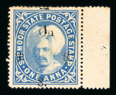 Stamp of Indian States » Sirmoor 1892-96, specialised collection of the Raja Shamsher issues including Officials