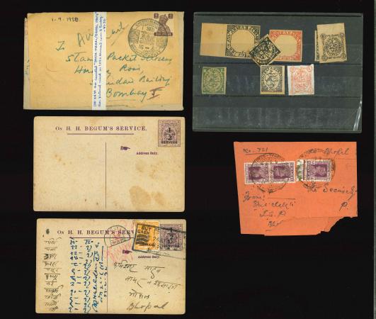 Stamp of Indian States » Bhopal Bhopal Group of stamps and covers
