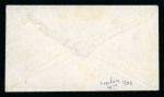 Stamp of Canada » Colony of Canada » Regular Uses of the Issued Stamps including Special Features of the Issued Stamps on Cover 3d. orange red on thick hard wove paper tied by Toronto