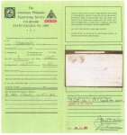 Stamp of Canada » Colony of Canada » Regular Uses of the Issued Stamps including Special Features of the Issued Stamps on Cover 3d. orange-vermilion on laid paper, separated bottom