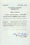 Stamp of Canada » Colony of Canada » Regular Uses of the Issued Stamps including Special Features of the Issued Stamps on Cover 3d. red on laid paper, bottom marginal tied by concentric