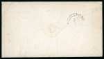 Stamp of Canada » Colony of Canada » Cancellations COBOURG: 1852–57 3d Brown-Red on Thin Wove Cover3d