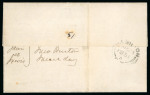 Stamp of Canada » Colony of Canada » Domestic Mail 1851 Stampless Entire with Red Toronto Paid MarkingStampless