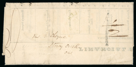 Stamp of Canada » Colony of Canada » Domestic Mail Canda 1854 Printed Matter Circular sent from Saltfleet Saltfleet and Binbrook to Stoney Creek