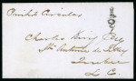 Stamp of Canada » Colony of Canada » Domestic Mail 1858 Printed Circular – Montreal to QuebecStampless