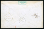 Stamp of Canada » Colony of Canada » Domestic Mail 1852–57 ½d Rose on Printed Circular Envelope½d deep