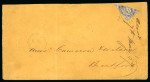 Stamp of Canada » Colony of Canada » Domestic Mail 6d. brownish-grey, diagonal bisect, upper right half