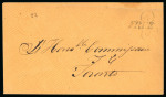 Stamp of Canada » Colony of Canada » Postage-Free Correspondence 1859 Stampless Official Cover – Isle Verte “FREE” Cancellation
