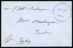 Stamp of Canada » Colony of Canada » Postage-Free Correspondence 1857 Stampless Parliamentary Free Frank – Legislative Assembly Datestamp