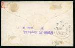 Stamp of Canada » Colony of Canada » Postage-Free Correspondence 1859 Parliamentary Free Frank with 10d Blue – Mowat Cover to Scotland