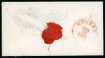 Stamp of Canada » Colony of Canada » Postage-Free Correspondence 1857 O.H.M.S. Stampless Registered Cover – STE ANNE LA POCATIERE “FREE” and “REGISTERED”