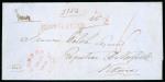 Stamp of Canada » Colony of Canada » Money Letters  1851 Double-Weight Money Letter – London U.C. “PAID” / “MONEY LETTER”