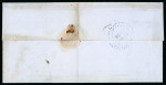 Stamp of Canada » Colony of Canada » Money Letters  1853 Money Letter Entire – Woodstock to Toronto