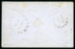 Stamp of Canada » Colony of Canada » Forwarded Letters 1851 3d Orange-Vermilion on Laid Paper – Remailed Cover