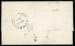 Stamp of Canada » Colony of Canada » Military Mail 1852–57 3d Deep Red on Medium Wove – “V.R.” Re-Entry (Pane B, Position 53)