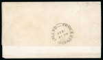 Stamp of Canada » Colony of Canada » Mail to the Other Provinces 1852–57 ½d Rose on Circular – Rare Usage to Prince Edward Island