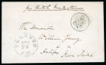 Stamp of Canada » Colony of Canada » Mail to the Other Provinces 1858 Toronto to Halifax Covers – Rated “3”