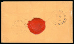 Stamp of Canada » Colony of Canada » Mail from the USA 1851 6d Brown-Purple on Laid Paper – Cross-Border Use from Ogdensburg