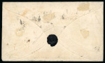 Stamp of Canada » Colony of Canada » Mail to the USA 1851 6d Slate-Violet on Laid Paper – Montreal to Philadelphia