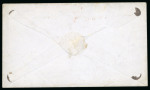 Stamp of Canada » Colony of Canada » Mail to the USA 1855 Cover – Great Western Railway, Hamilton to Buffalo