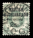 Stamp of South Africa » Mafeking 1900 GB 2s on 1s green with Mafeking JY 12 1900 cds