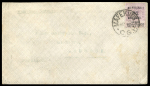 Stamp of South Africa » Mafeking 1900 GB Unappropriated Die 6d on 3d on envelope to