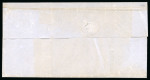 Stamp of Canada » Colony of Canada » Mail to the USA 1857 Stampless Double Entire – London U.C. to Vermont