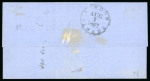 Stamp of Canada » Colony of Canada » Mail to the USA 1852–57 6d Slate-Violet on Thin Wove – Cross-Border Cover to New York