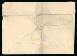 Stamp of Canada » Colony of Canada » Mail to the USA 1852–57 ½d Rose on Wrapper – Guelph to Jefferson, Ohio