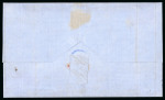 Stamp of Canada » Colony of Canada » Mail to the USA 1852–57 Multiple Pence Stamps on Registered Cover – Kingston to New York