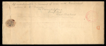 Stamp of South Africa » Mafeking 1900 (Jan 13) envelope from London to Mafeking with GB 1887 1/2d vermilion vertical pair
