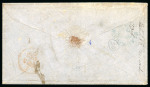Stamp of Canada » Colony of Canada » Mail to Great Britain 1855 Stampless Envelope – Quebec to Dublin via Cunard “Asia”