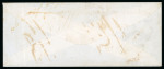 Stamp of Canada » Colony of Canada » Mail to Great Britain 1856 Stampless Envelope – Montreal to London via Cunard “Asia”