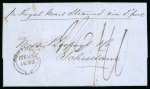 Stamp of Canada » Colony of Canada » Mail to Europe NETHERLANDS: 1853 Entire letter from Montreal 25/12/1853