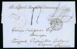Stamp of Canada » Colony of Canada » Mail to Europe FRANCE: 1852 Montreal to France – Corrected Cunard Letter