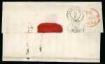 Stamp of Canada » Colony of Canada » Mail to Europe France: 1853 – Toronto to La Rochelle via Cunard “America”