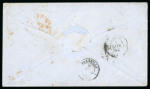 Stamp of Canada » Colony of Canada » Mail to Europe France: 1854 – Montreal to Marseille via Cunard “Europa”