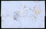 Stamp of Canada » Colony of Canada » Mail to Europe France: 1855 – Montreal to Reims via Cunard “Africa”